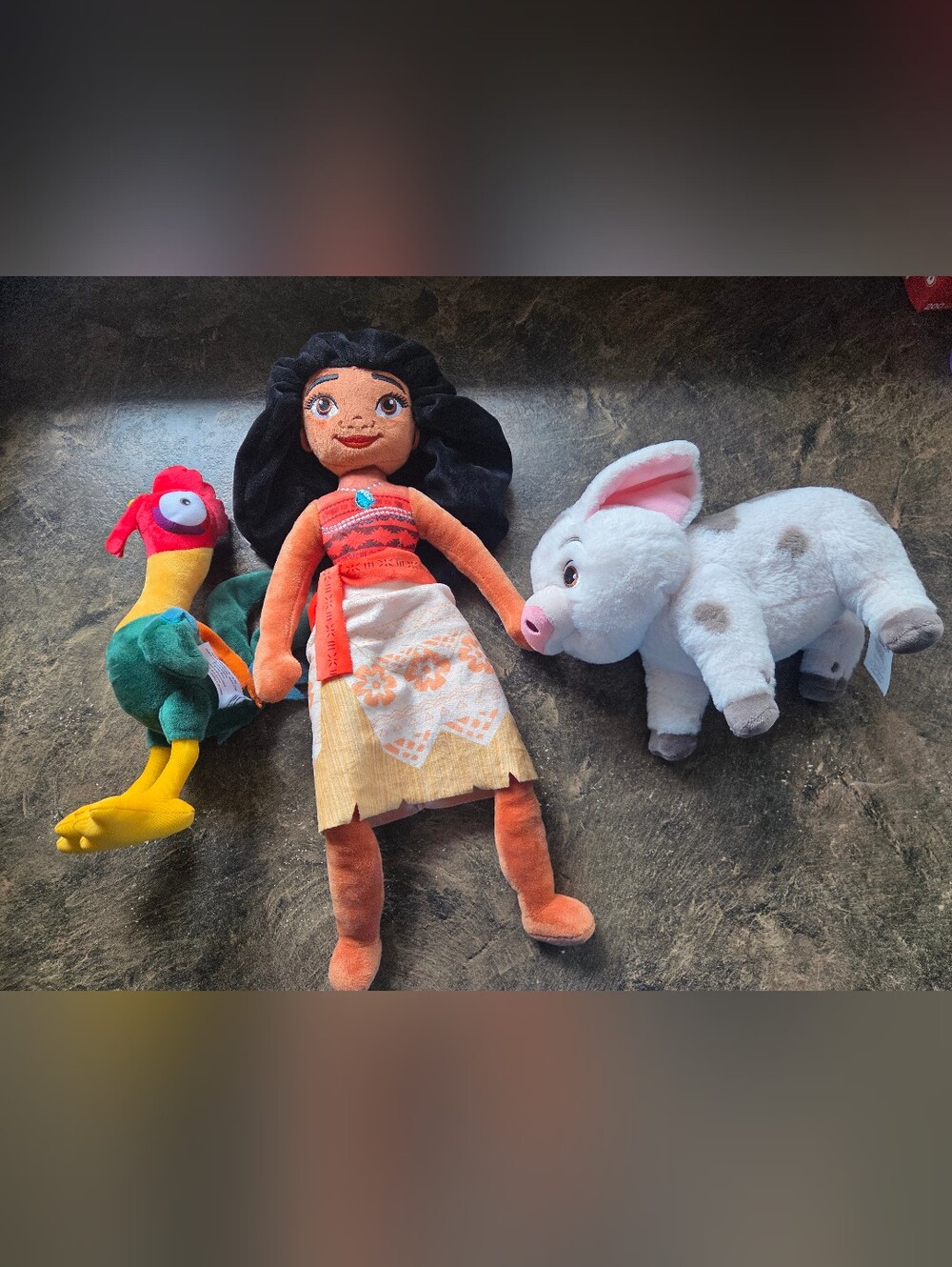 Disney Princess Moana Pua Pig & Hei Hei Rooster Plush Doll